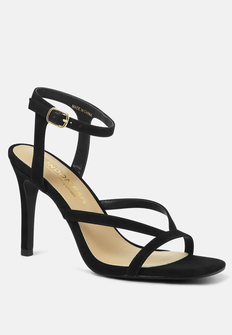 Agnese High Heeled Ankle Strap Sandals