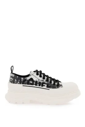 Alexander Mcqueen Fold Print Tread Slick Sneakers With (Size - 44)