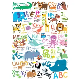 Animal ABC's - Simple Canvas Wall Art