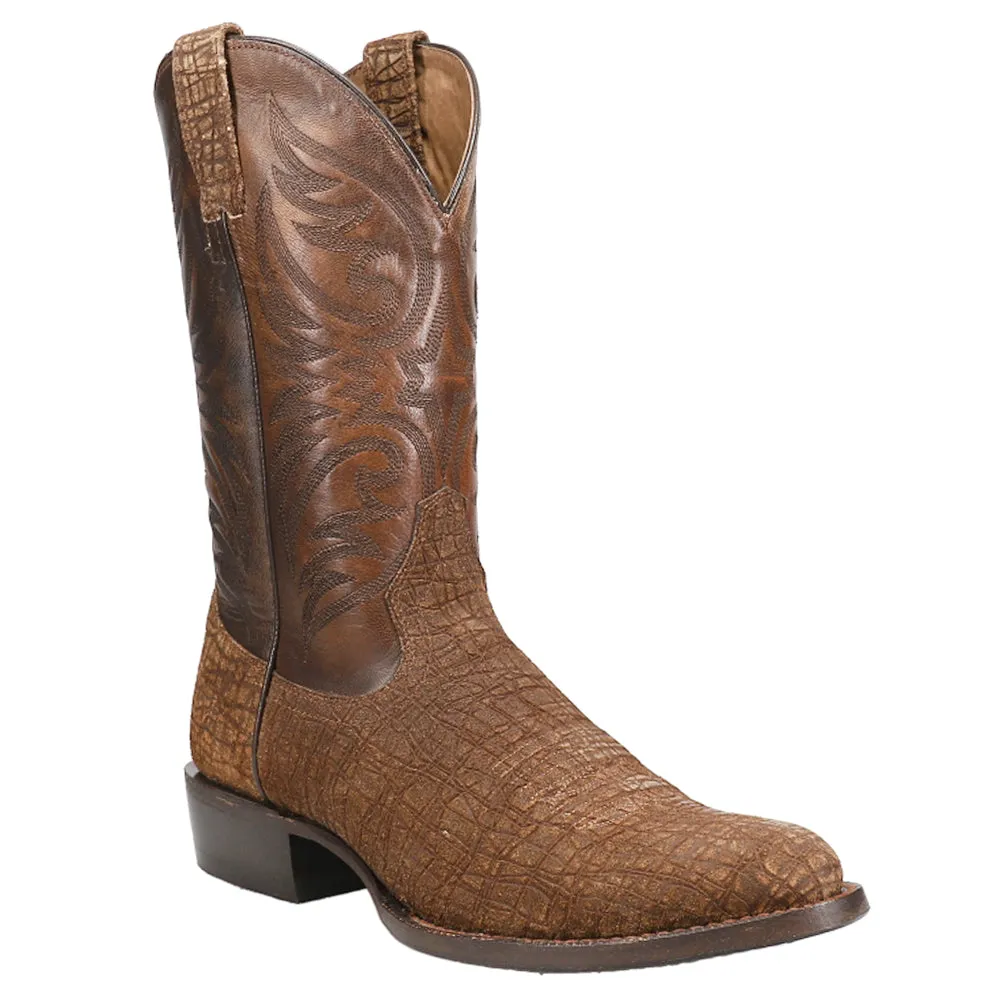 Bankroll Hippo Embroidered Round Toe Cowboy Boots