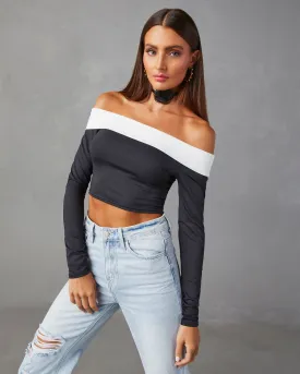 Barton Off Shoulder Long Sleeve Top