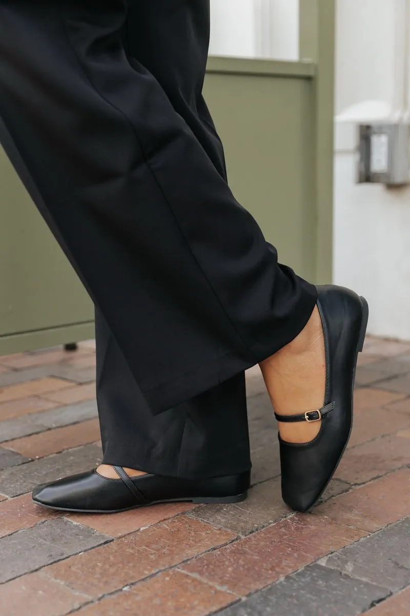 Black Adele Ballet Flats