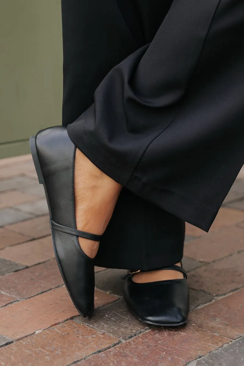 Black Adele Ballet Flats