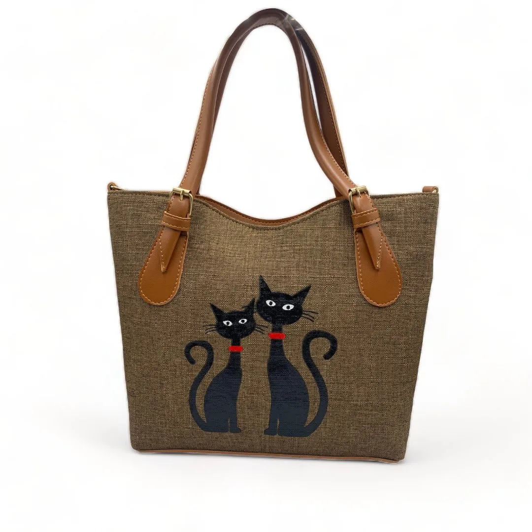 Black Cat Shoulder Bag BCBW