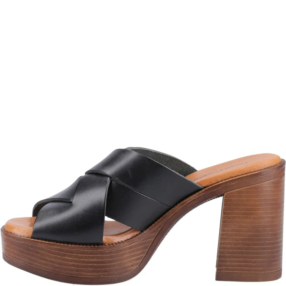 Black Gigi Platform Sandals