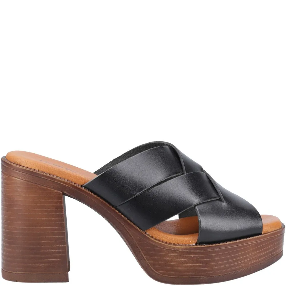 Black Gigi Platform Sandals