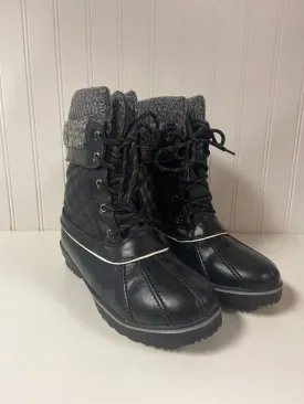 Boots Snow By Clothes Mentor In Black, Size: 7