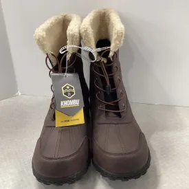 Boots Snow By Khombu In Brown, Size: 11