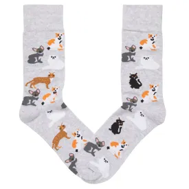 Cat Breeds Crew Socks