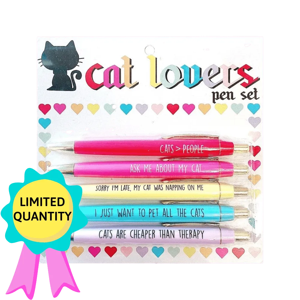 Cat Lovers Pen Set