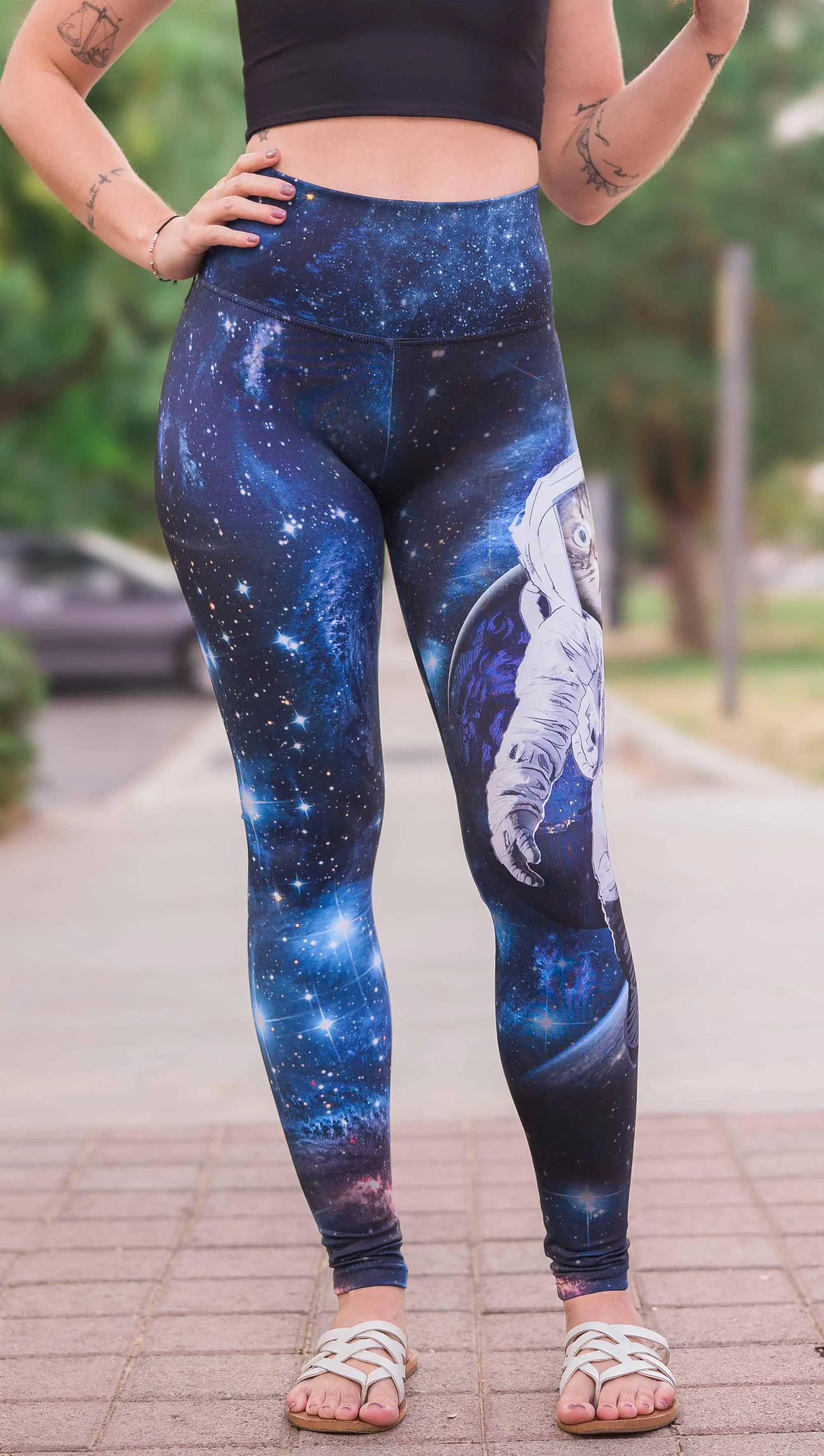 Catstronaut (Space Cat) - Athleisure Leggings