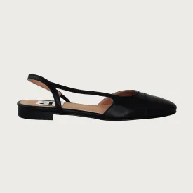 Chloe 10 Slingback Black-Black Leather