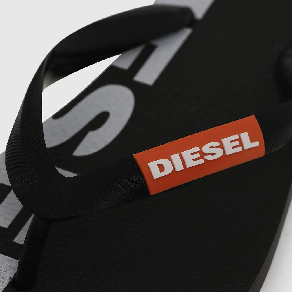 Diesel SA Briian Flip Flops Sandals  -  Black