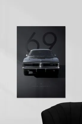 DODGE CHARGER | VINTAGE CAR #1 | CAR POSTERS