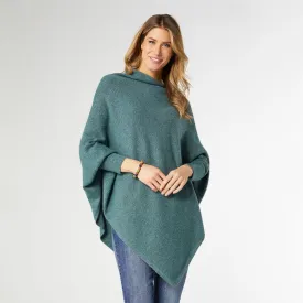 Dylan Sweater Poncho - Mediterranea