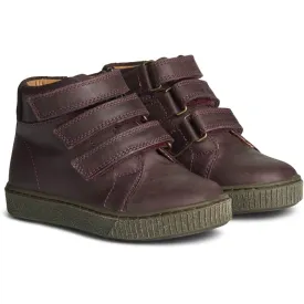 Gerd Tex Velcro Bootie - eggplant