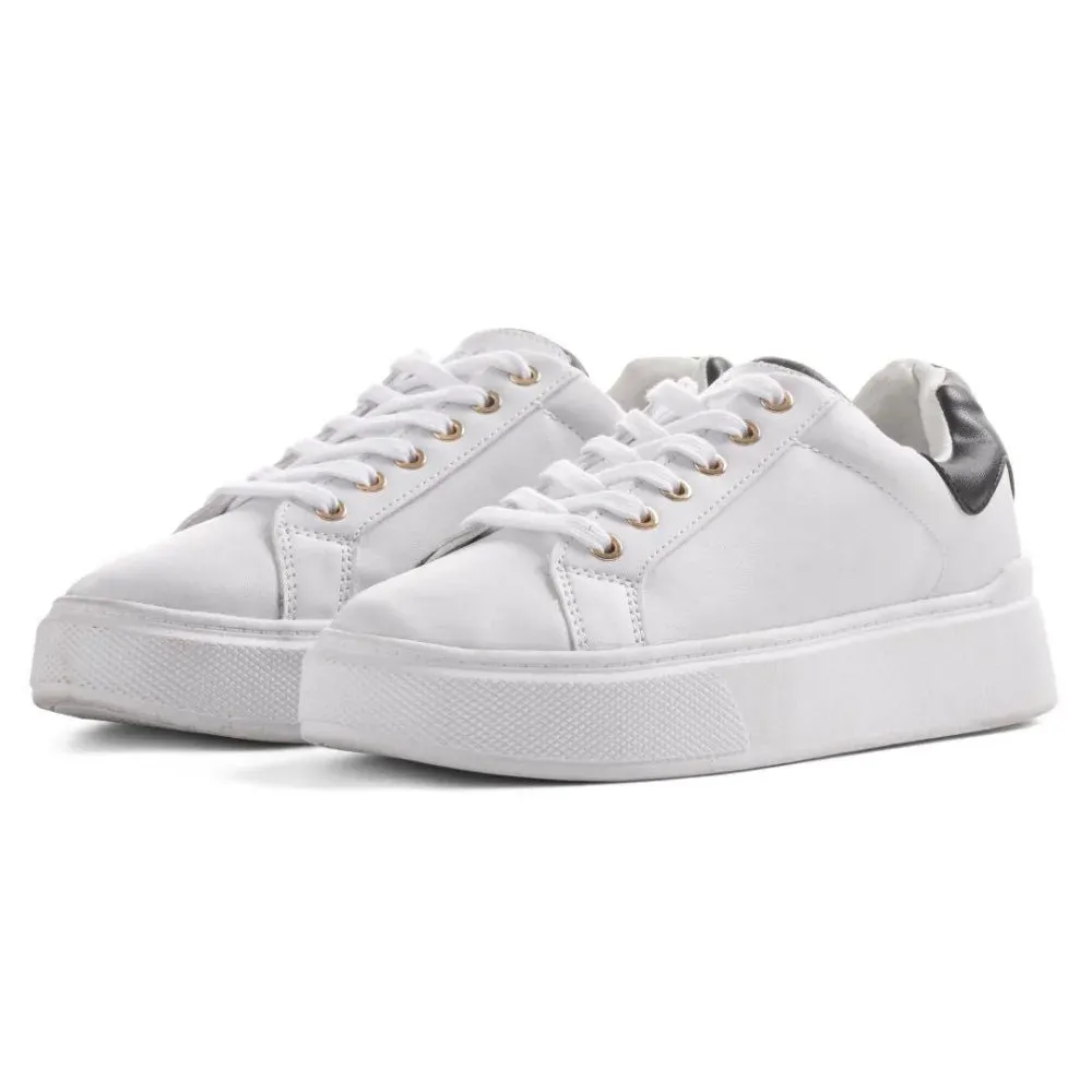 GUESS Perhaps Low-Top Platform Sneakers Women - WHTBLK