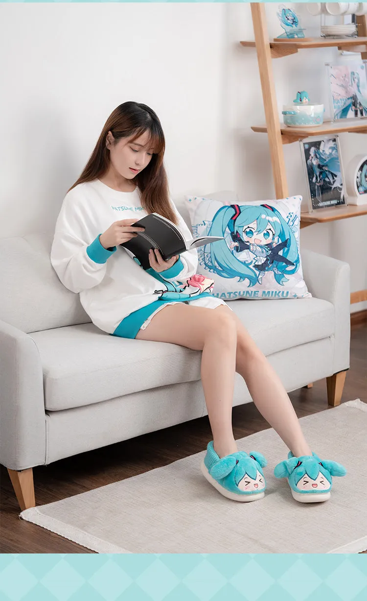 Hatsune Miku - Hatsune Miku Happy Home Series Plush Slippers Moeyu