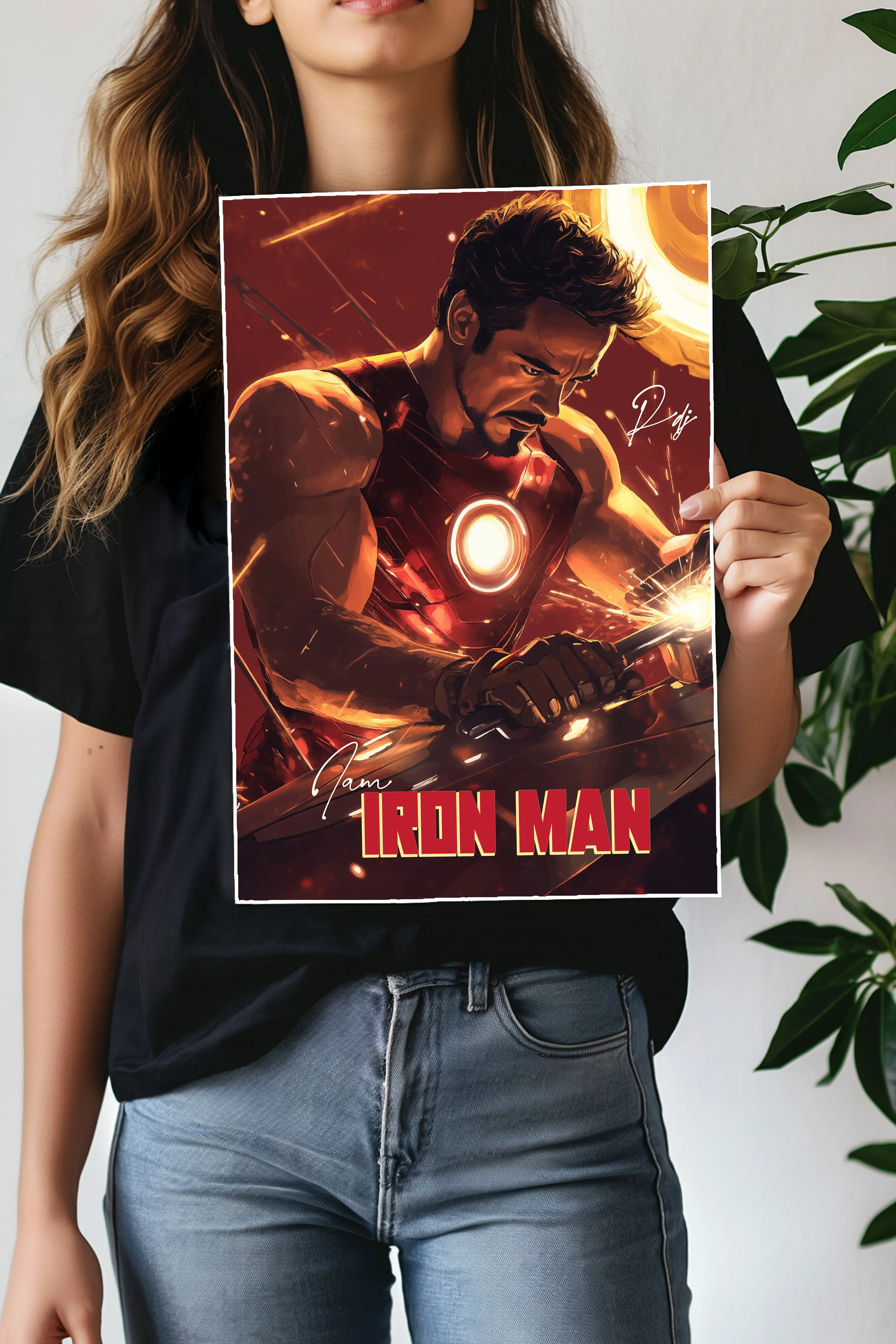 I AM IRONMAN X RDJ | Tony Stark #01 | MARVEL POSTER