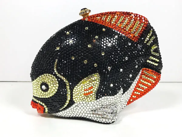 KATHRINE BAUMANN Beaded Limited Edition Fish Clutch