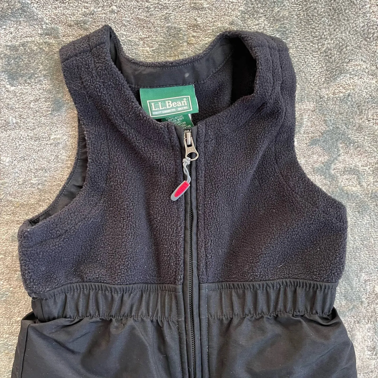 L.L. Bean Black Snow Bib Overalls 2T