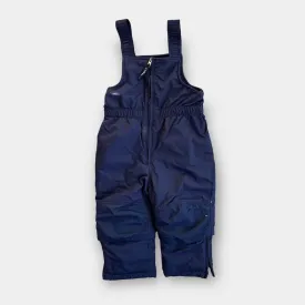 L.L. Bean Navy Blue Cold Buster Snow Bib Overalls 4T