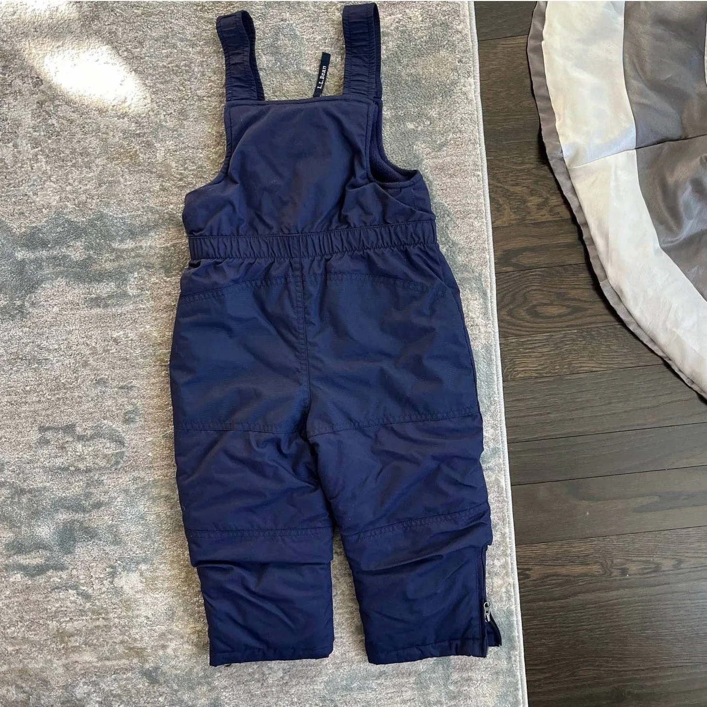 L.L. Bean Navy Blue Cold Buster Snow Bib Overalls 4T