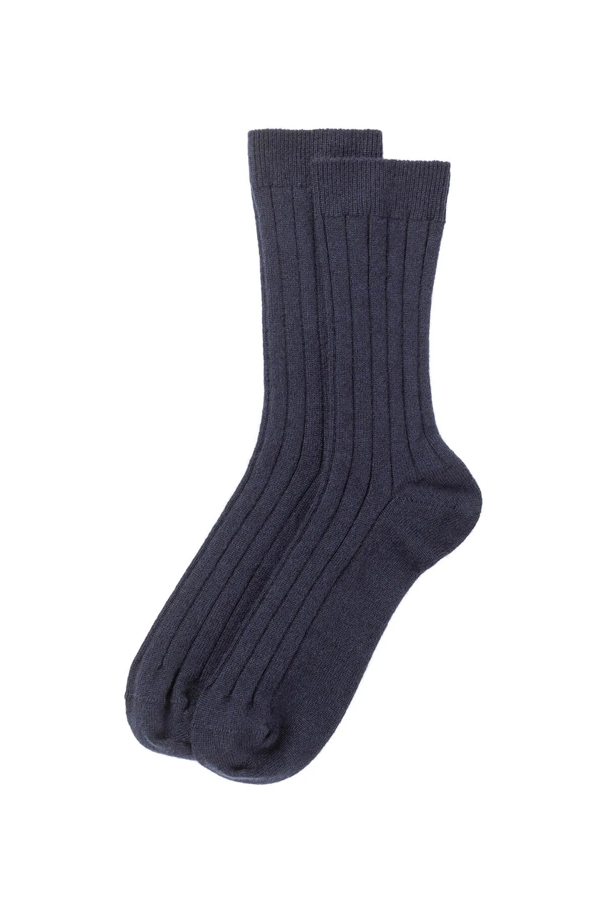 Men's Cashmere Ribbed Socks