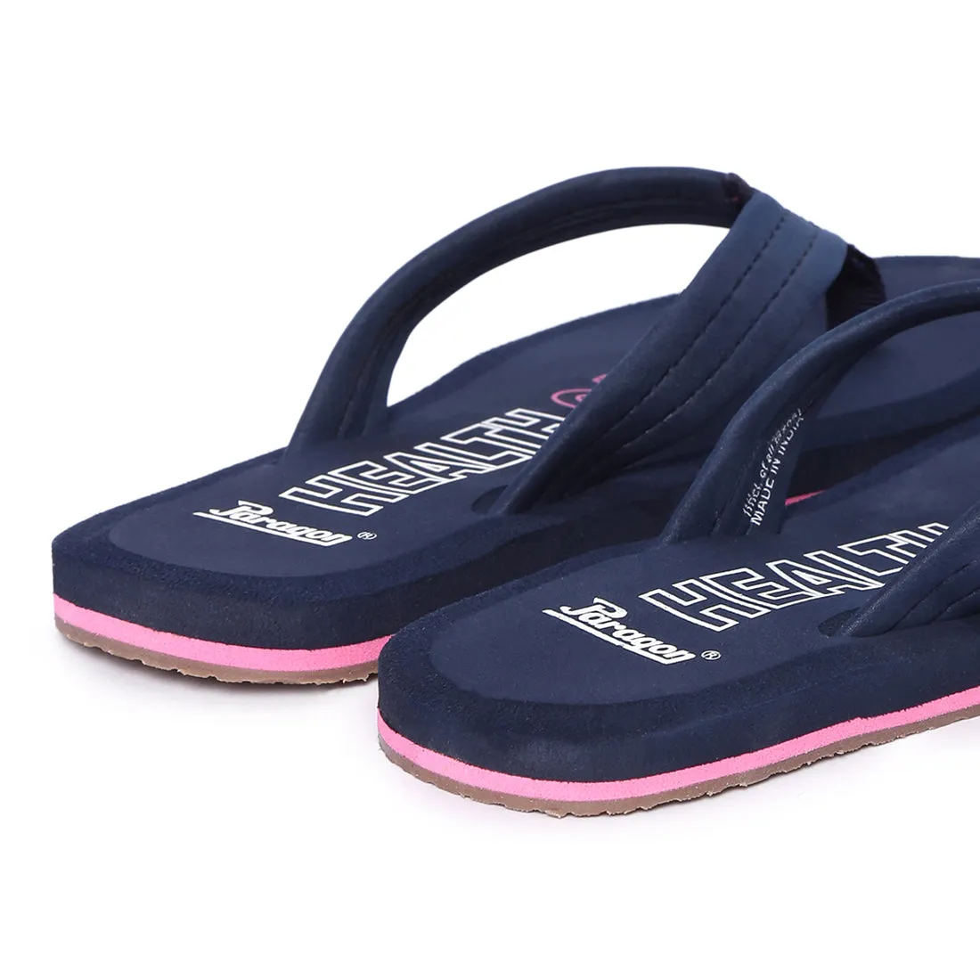 Paragon Casual Footwear for Women | Navy Blue Slippers for Walking & Everyday Use