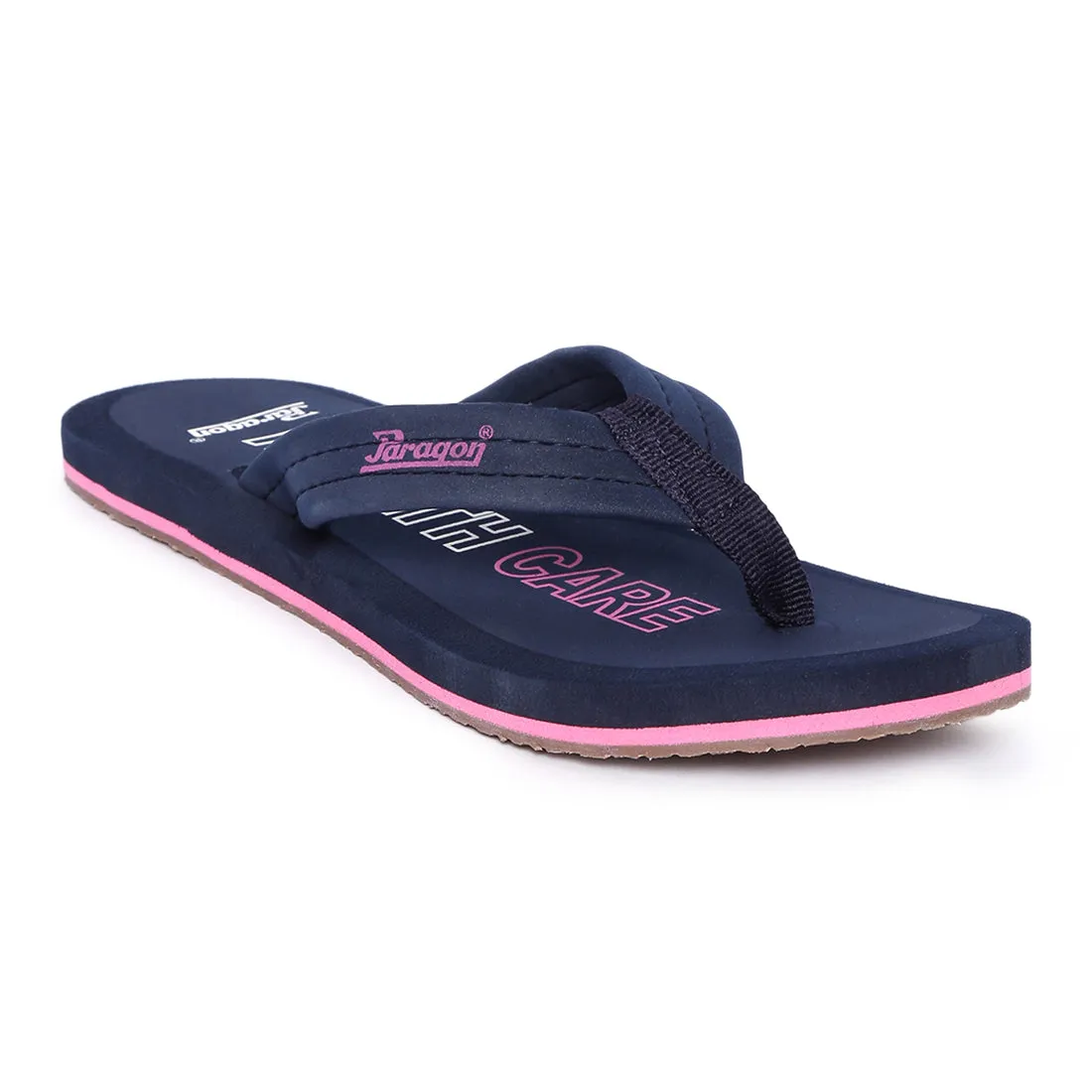 Paragon Casual Footwear for Women | Navy Blue Slippers for Walking & Everyday Use