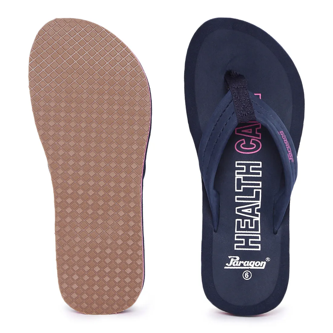 Paragon Casual Footwear for Women | Navy Blue Slippers for Walking & Everyday Use