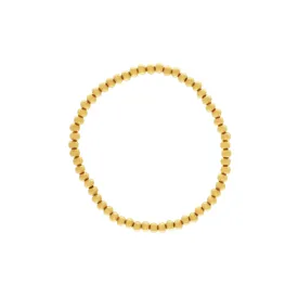 Passion Waterproof Elastic Ball Bracelet 18K Gold Plating