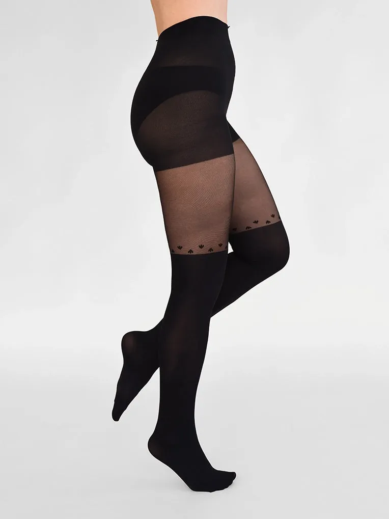 Petal Over-the-Knee Tights