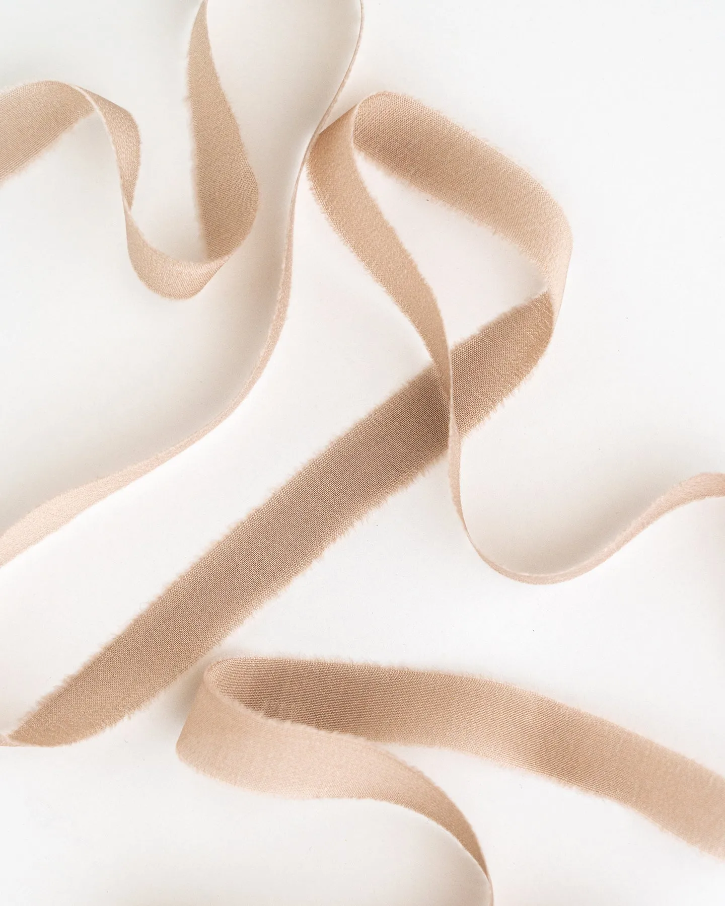 Silk Ribbon Trim in Fawn