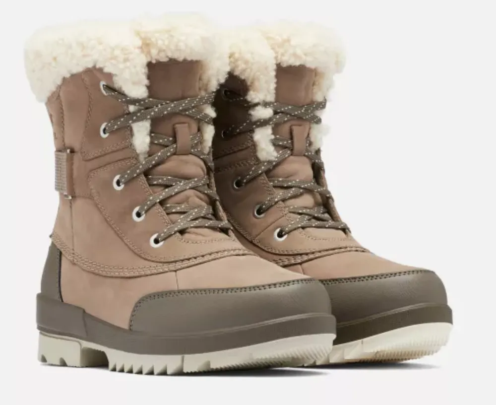 Sorel TORINO™ II Shearling Waterproof Winter Omega Taupe Boots no