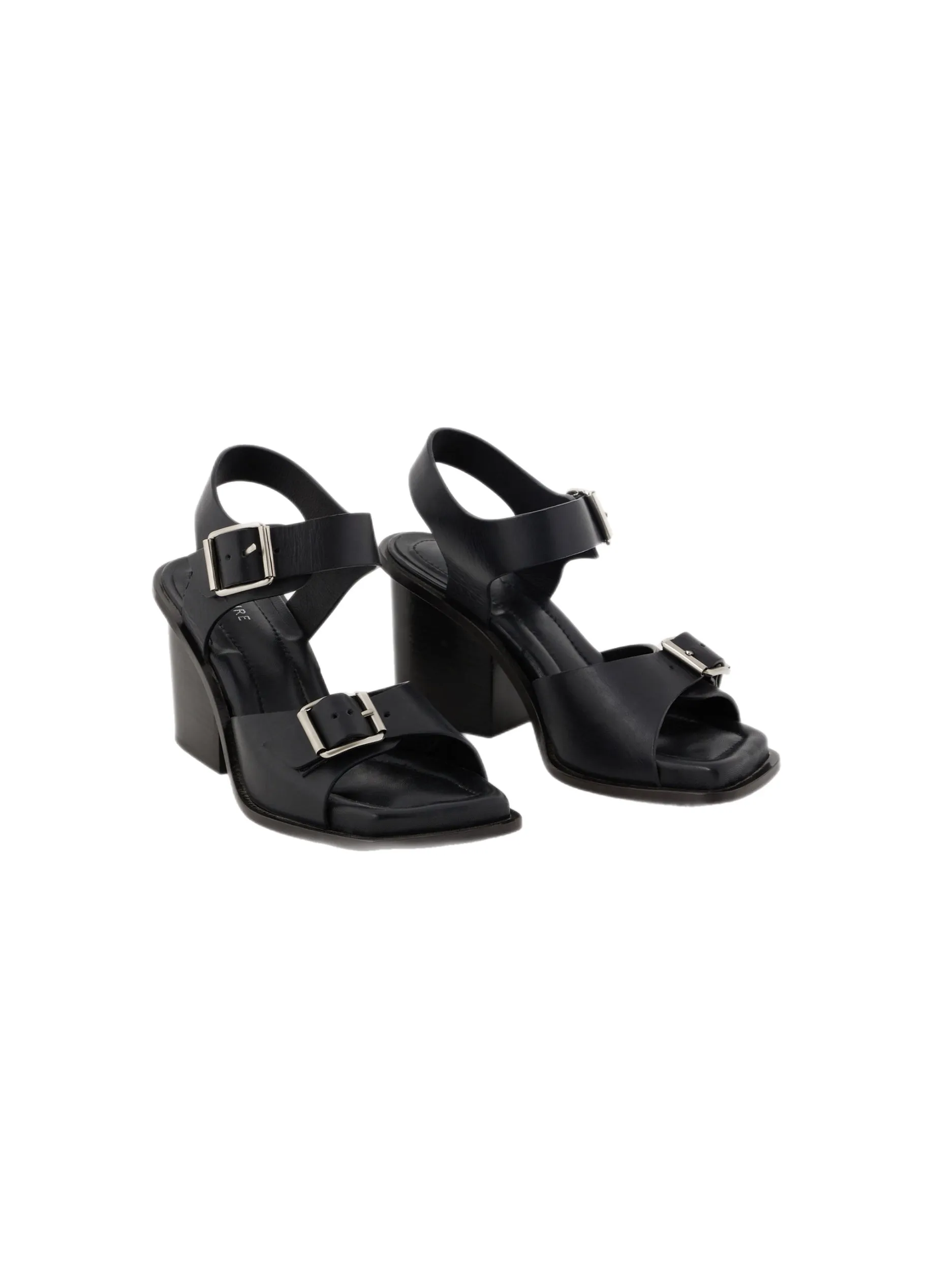 SQUARE HEELED SANDALS