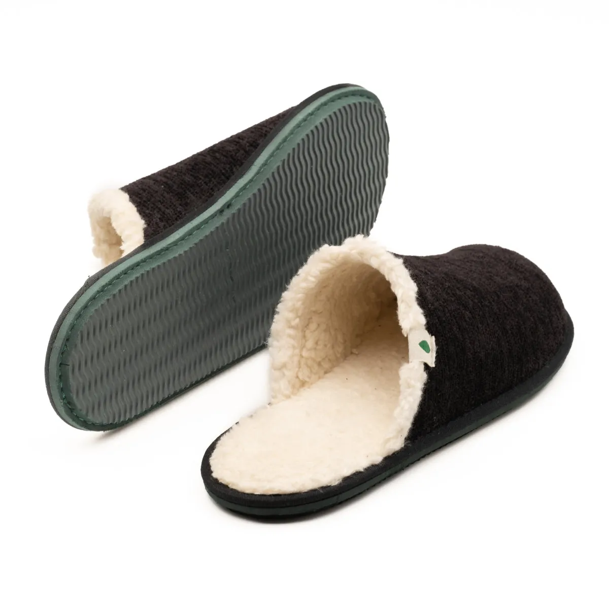 Vegan home slipper black SUS006