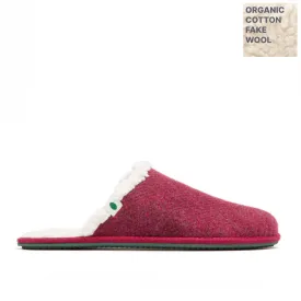 Vegan home slipper bordeaux SUS001