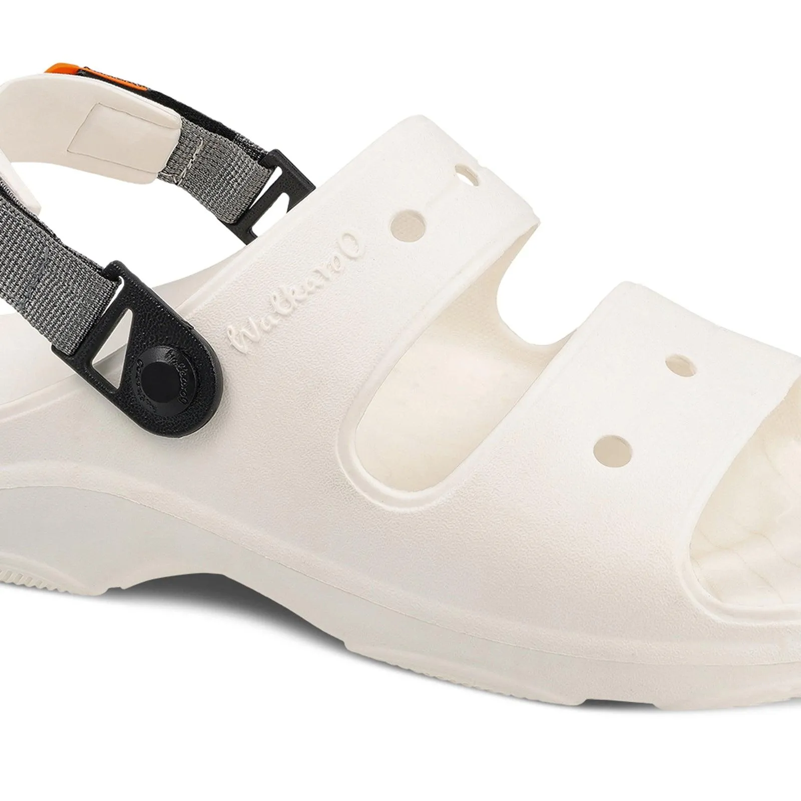 Walkaroo Mens Clogs  - WC8712 White